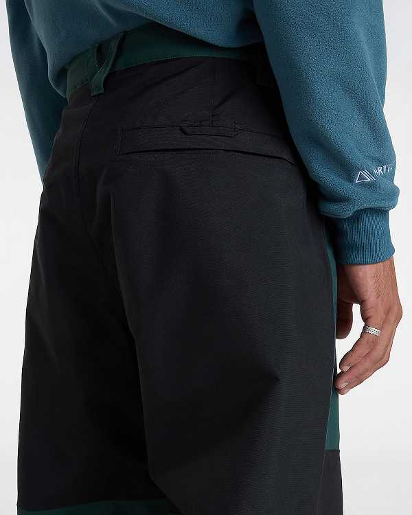 Black / Green Men Vans MTE Hellbound Pants Canada | VN3596217