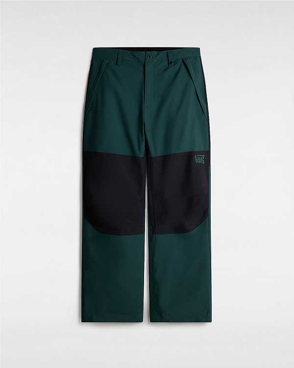 Black / Green Men Vans MTE Hellbound Pants Canada | VN3596217