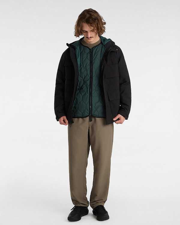 Black / Green Men Vans MTE Ward 3-1 Utility Jacket Canada | VN3981405