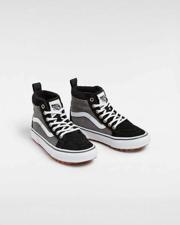 Black / Grey Kids' Vans MTE Sk8-Hi (4-8 Years) Sneakers Canada | VN2678041