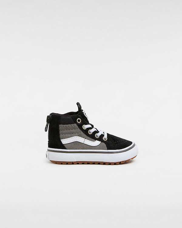 Black / Grey Kids\' Vans MTE Sk8-Hi Zip (1-4 Years) Sneakers Canada | VN0634289