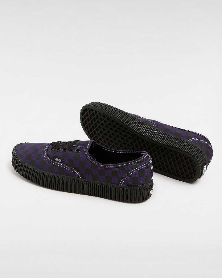 Black / White Men Vans Authentic Creeper Sneakers Canada | VN9154708