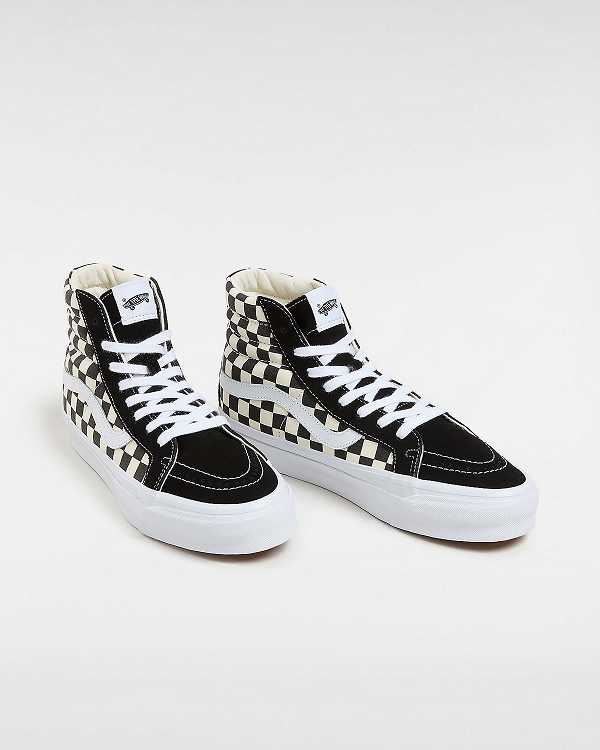Black / White Men Vans Premium Sk8-Hi 38 Reissue Skate Shoes Canada | VN3086547