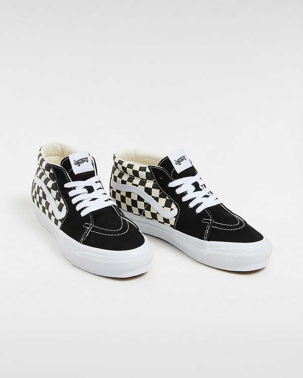 Black / White Men Vans Premium Sk8-Mid 83 Sneakers Canada | VN7340159