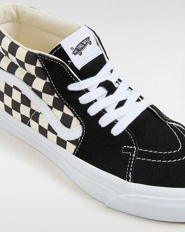 Black / White Men Vans Premium Sk8-Mid 83 Sneakers Canada | VN7340159