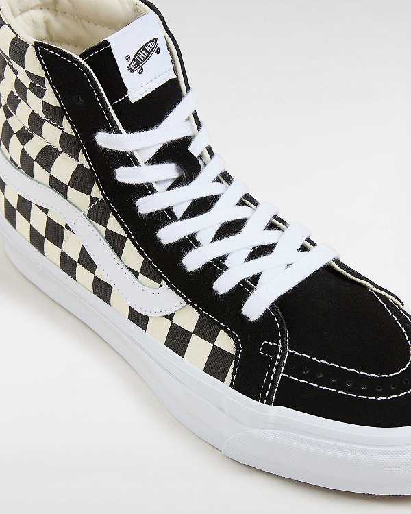 Black / White Women Vans Premium Sk8-Hi 38 Reissue Skate Shoes Canada | VN0352719