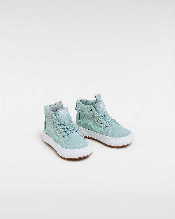 Blue Kids' Vans MTE Sk8-Hi Zip (1-4 Years) Sneakers Canada | VN9213084