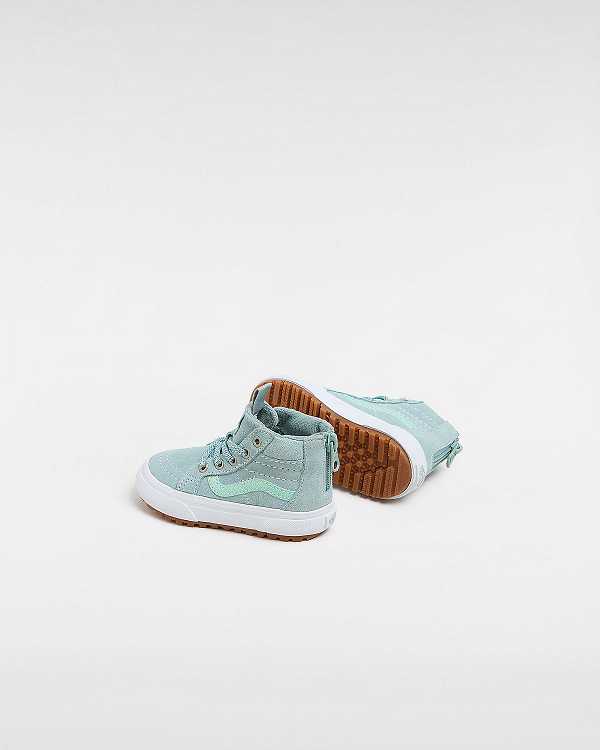 Blue Kids' Vans MTE Sk8-Hi Zip (1-4 Years) Sneakers Canada | VN9213084