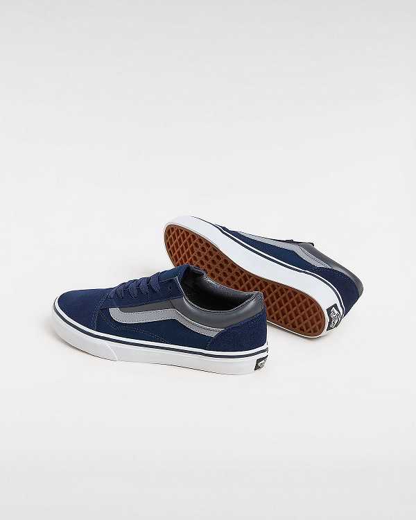 Blue Kids' Vans Old Skool (8-14 Years) Sneakers Canada | VN2175840