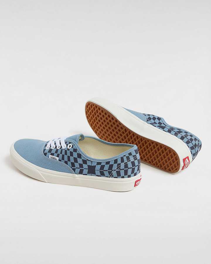 Blue Men Vans Authentic Sneakers Canada | VN9142356