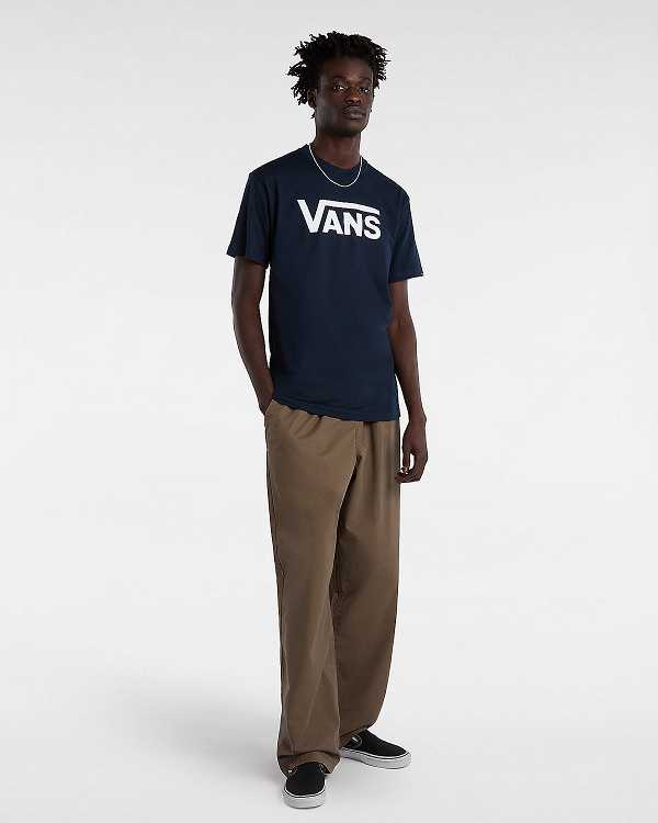 Blue Men Vans Classic T Shirts Canada | VN1496852