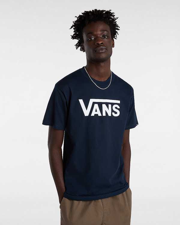 Blue Men Vans Classic T Shirts Canada | VN1496852