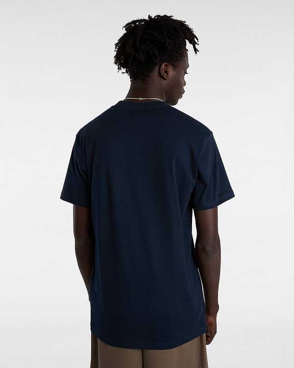 Blue Men Vans Classic T Shirts Canada | VN1496852