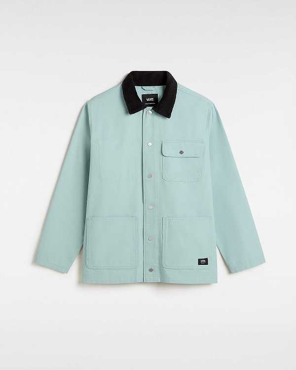 Blue Men Vans Drill Chore Coat Canada | VN1485079