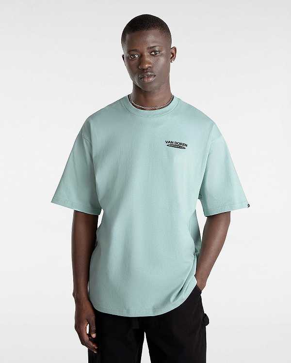 Blue Men Vans Fun GFX Loose T Shirts Canada | VN6983572