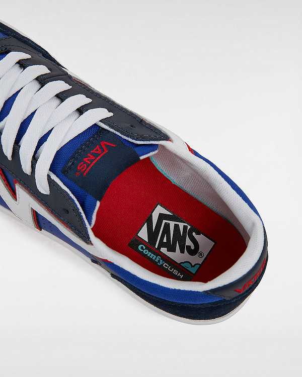 Blue Men Vans Lowland ComfyCush Tennis Shoes Canada | VN4981375
