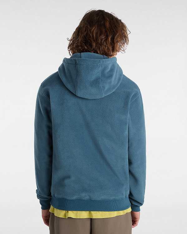 Blue Men Vans MTE Polartec Hoodie Canada | VN4130675
