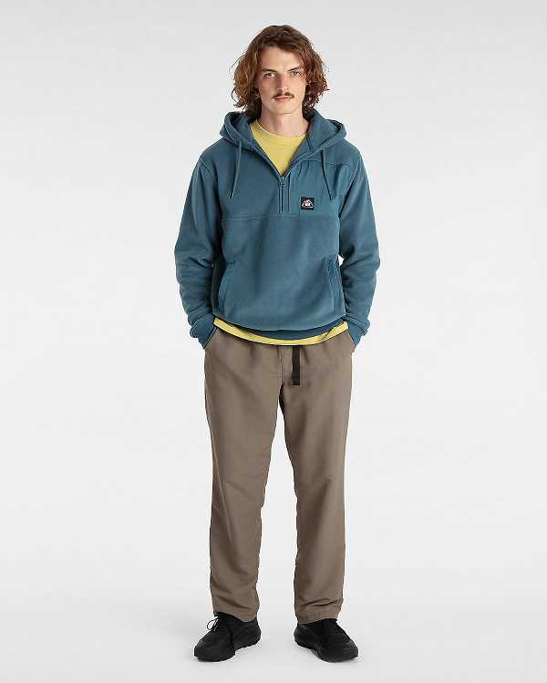 Blue Men Vans MTE Polartec Hoodie Canada | VN4130675