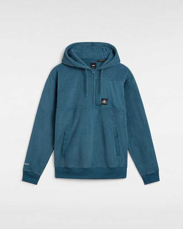 Blue Men Vans MTE Polartec Hoodie Canada | VN4130675