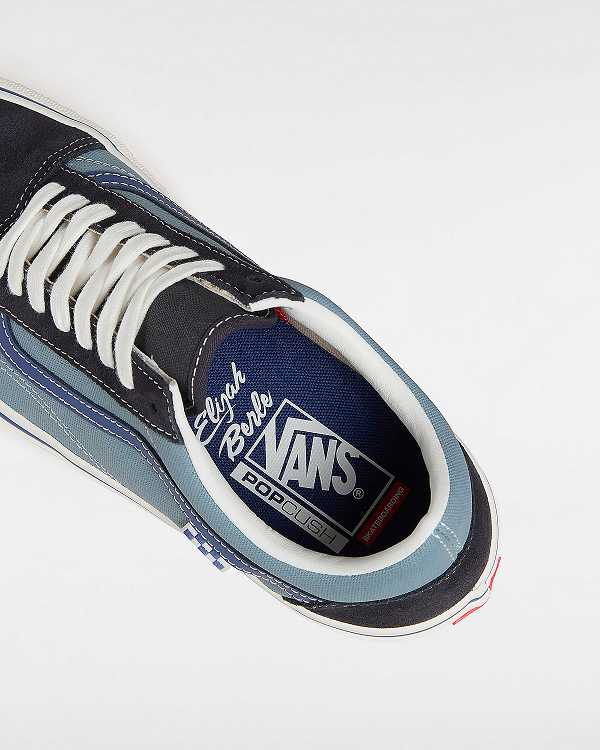 Blue Men Vans Old Skool Skate Shoes Canada | VN4238160