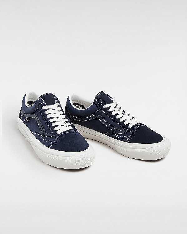Blue Men Vans Old Skool Skate Shoes Canada | VN5789432