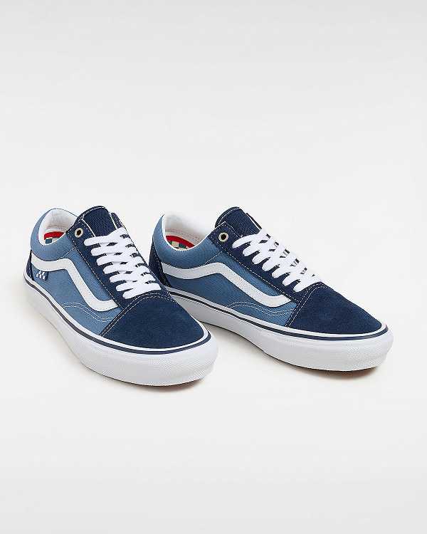 Blue Men Vans Old Skool Skate Shoes Canada | VN9407618