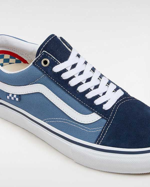 Blue Men Vans Old Skool Skate Shoes Canada | VN9407618