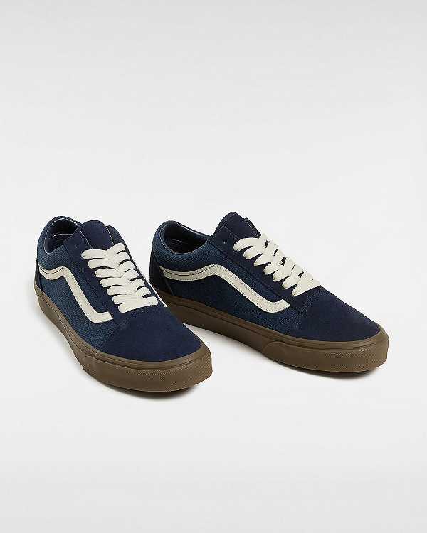 Blue Men Vans Old Skool Sneakers Canada | VN3725018