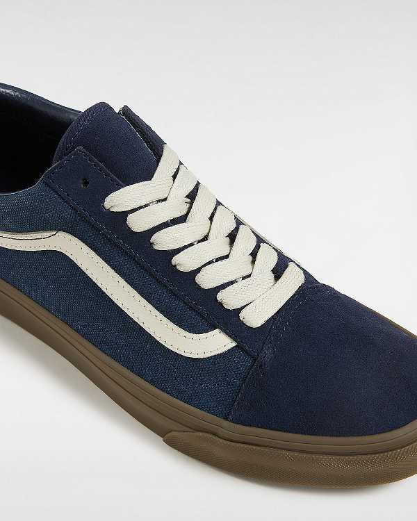 Blue Men Vans Old Skool Sneakers Canada | VN3725018