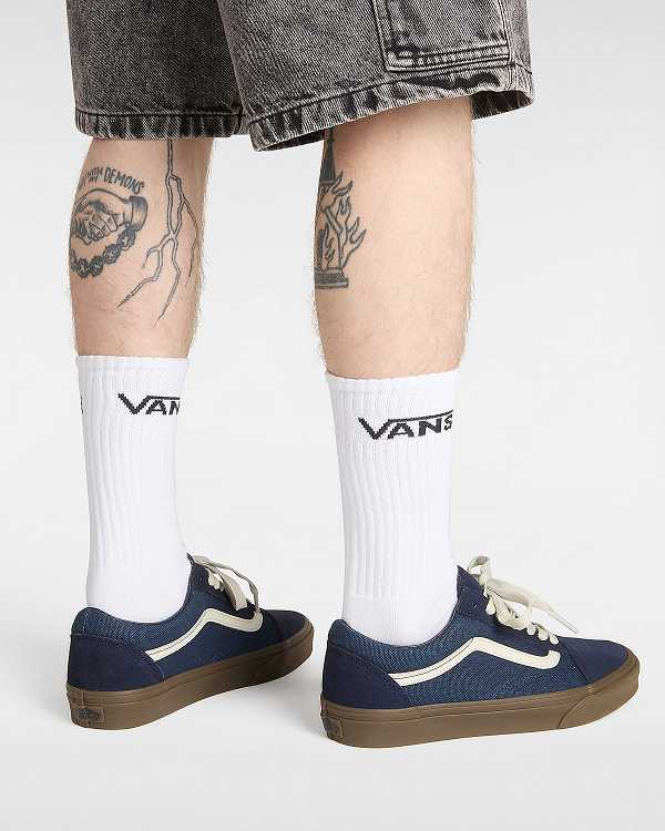 Blue Men Vans Old Skool Sneakers Canada | VN3725018