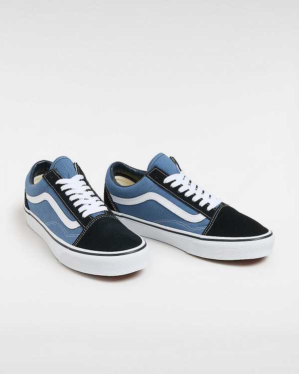 Blue Men Vans Old Skool Sneakers Canada | VN4827619
