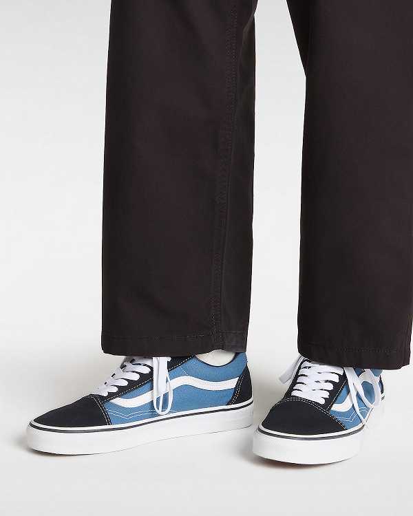 Blue Men Vans Old Skool Sneakers Canada | VN4827619