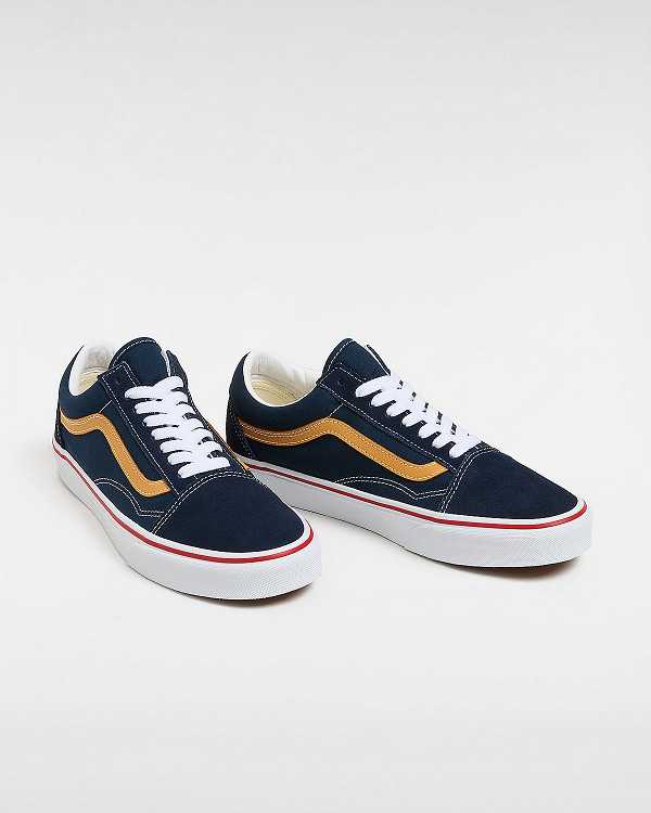 Blue Men Vans Old Skool Sneakers Canada | VN8654209