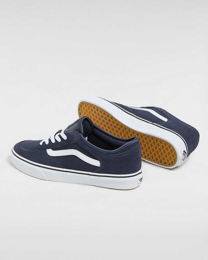 Blue Men Vans Rowley Classic Sneakers Canada | VN4057829