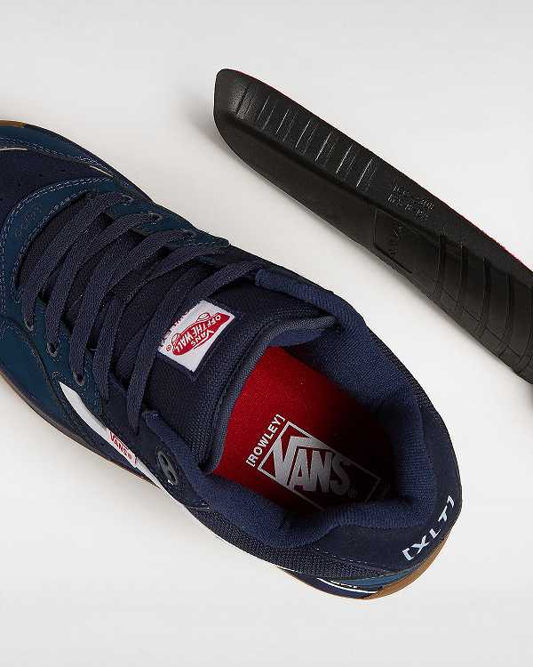 Blue Men Vans Rowley XLT Skate Shoes Canada | VN4783915