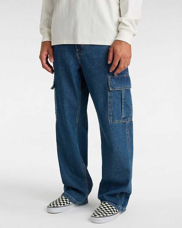 Blue Men Vans Service Cargo Loose Pants Canada | VN3754928
