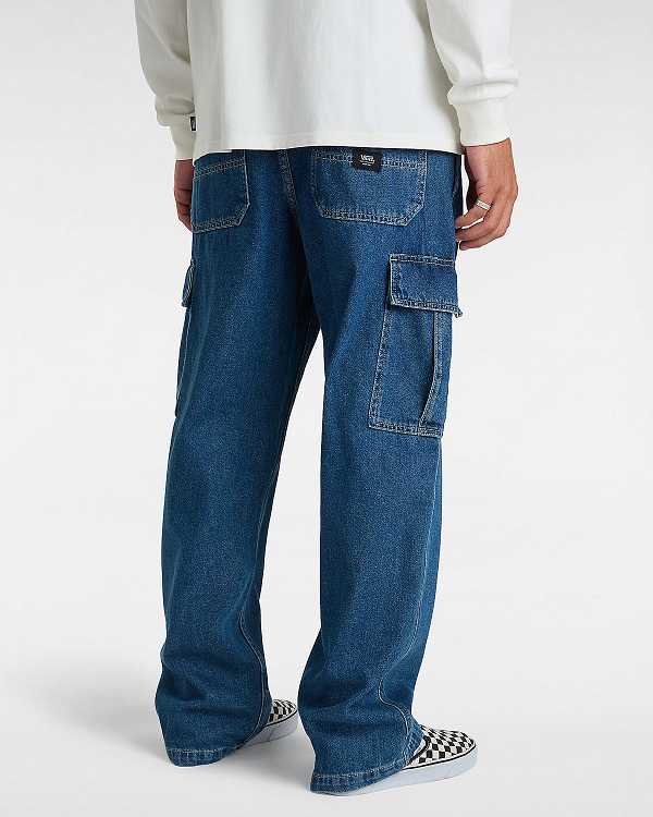 Blue Men Vans Service Cargo Loose Pants Canada | VN3754928
