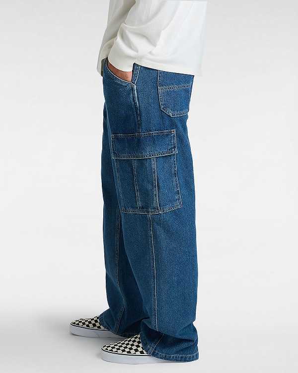Blue Men Vans Service Cargo Loose Pants Canada | VN3754928