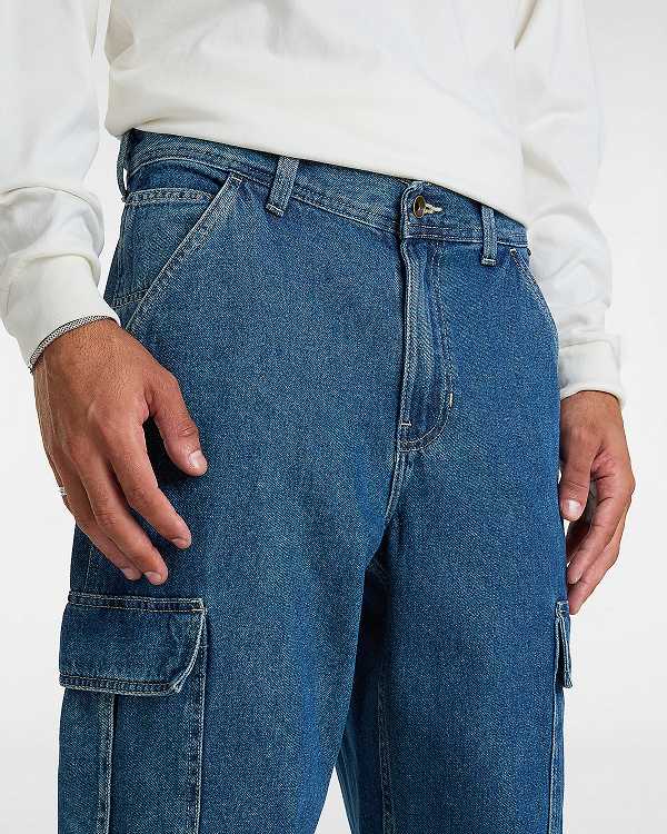 Blue Men Vans Service Cargo Loose Pants Canada | VN3754928