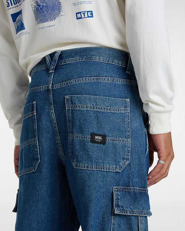 Blue Men Vans Service Cargo Loose Pants Canada | VN3754928
