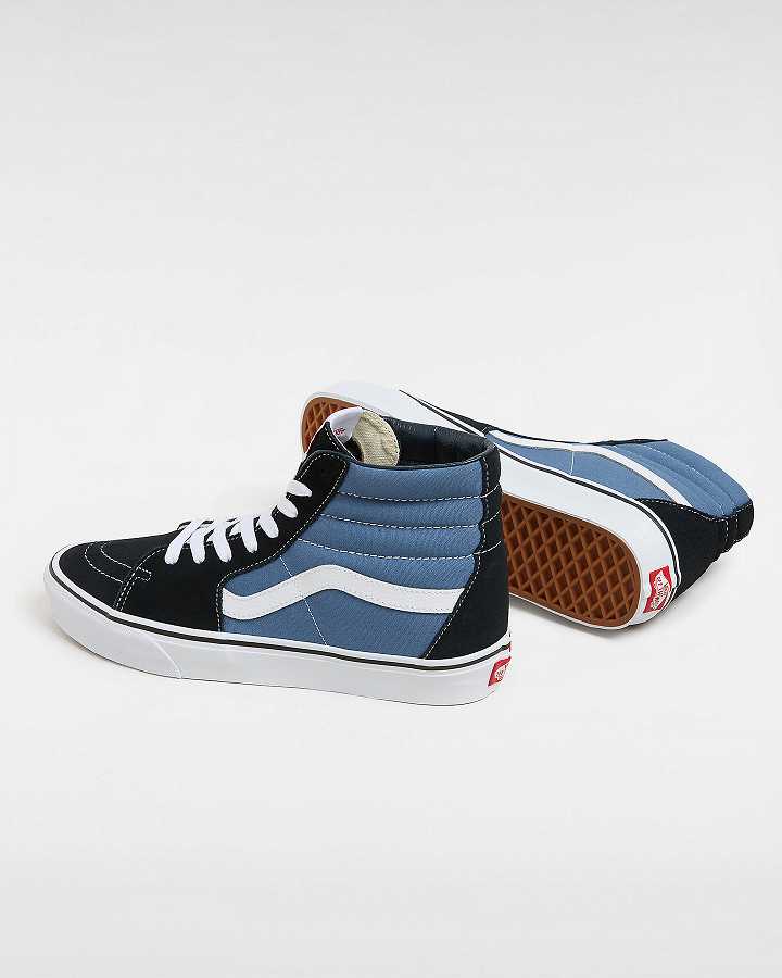 Blue Men Vans Sk8-Hi Sneakers Canada | VN0649738