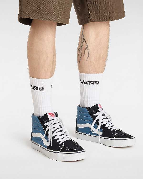 Blue Men Vans Sk8-Hi Sneakers Canada | VN0649738