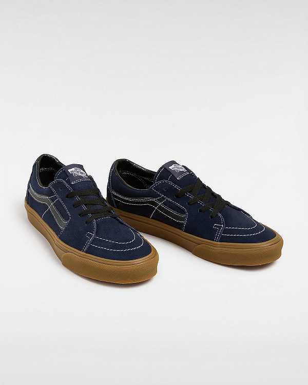 Blue Men Vans Sk8-Low Sneakers Canada | VN7164938