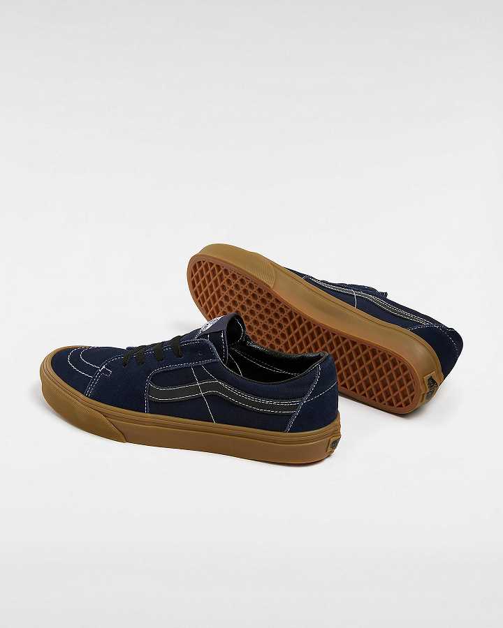 Blue Men Vans Sk8-Low Sneakers Canada | VN7164938