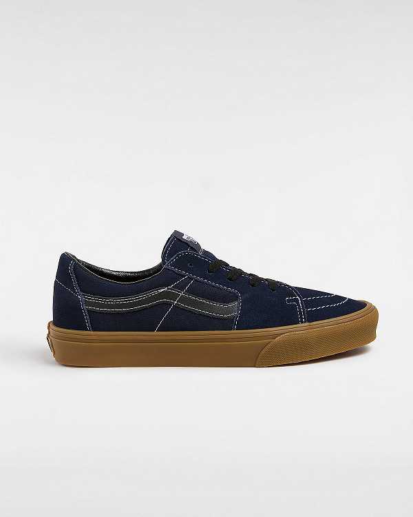 Blue Men Vans Sk8-Low Sneakers Canada | VN7164938