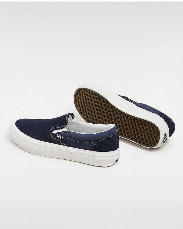 Blue Men Vans Skate Slip On Shoes Canada | VN3726540