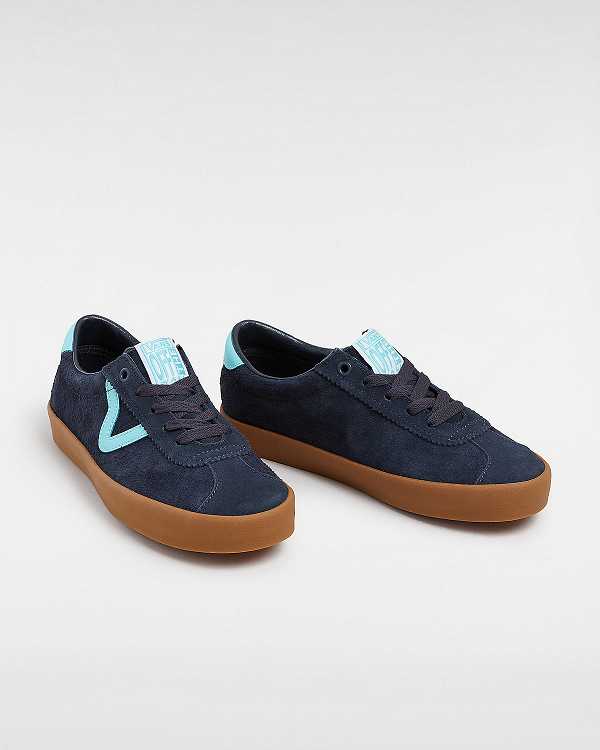 Blue Men Vans Sport Low Sneakers Canada | VN7634819