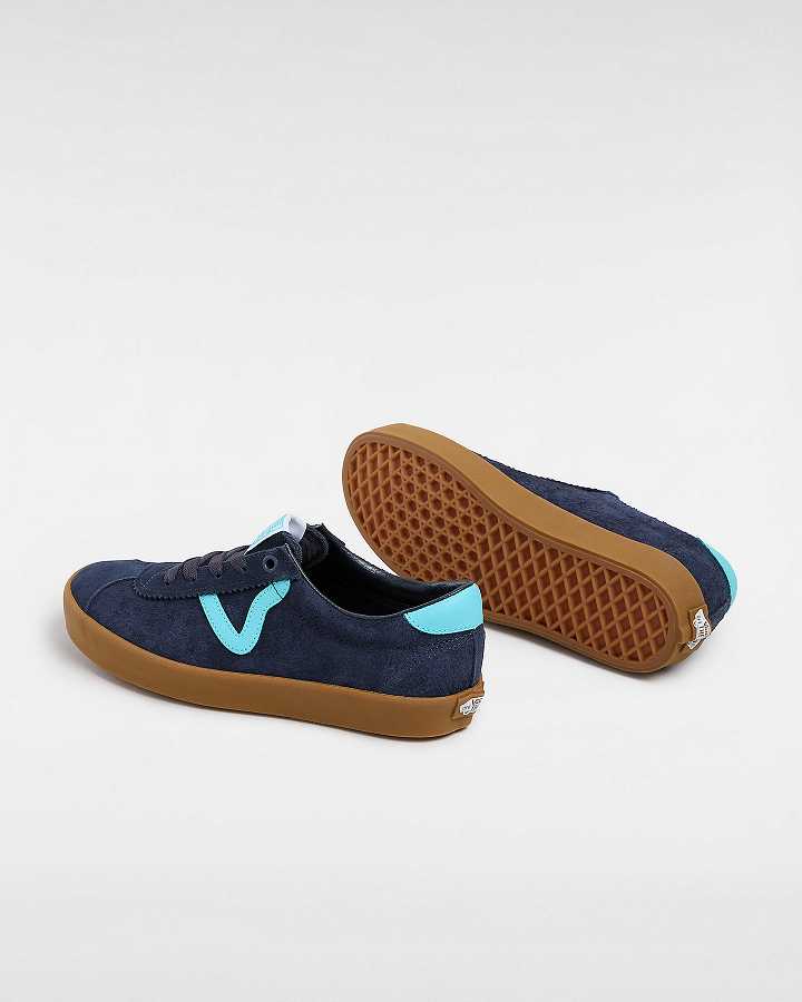 Blue Men Vans Sport Low Sneakers Canada | VN7634819