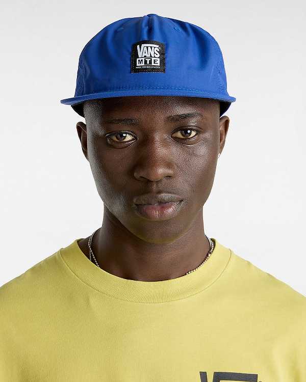 Blue Unisex Vans MTE Expedition 5 Panel Hats Canada | VN5098472