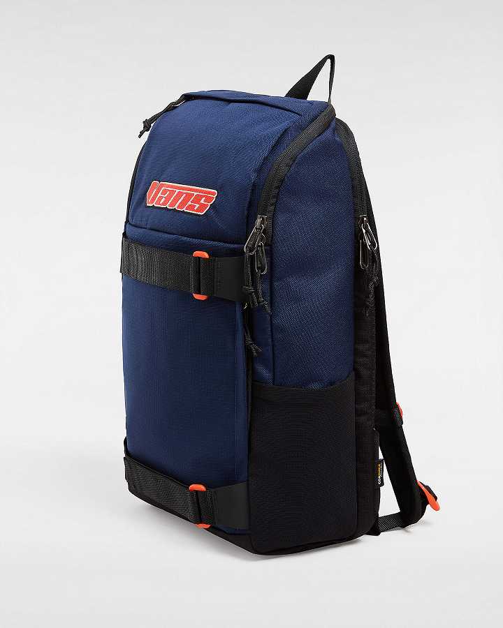 Blue Unisex Vans Obstacle Backpacks Canada | VN2839617